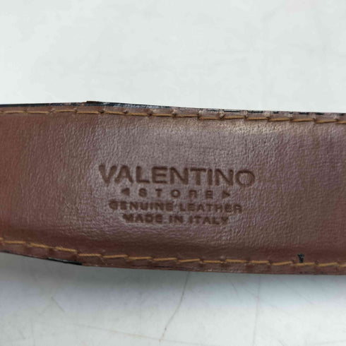 valentino store イタリア製 レザー ベルト メンズ