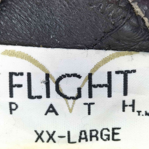 FLIGHT PATH レザーライダースハーフコート メンズ XXL