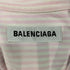 バレンシアガ BALENCIAGA Stripe New Swing Shirt ストライプ ニュー スウィング シャツ レディース 36
