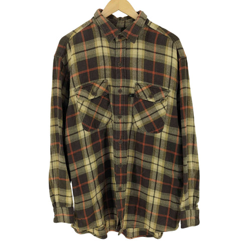 レッドヘッド RED HEAD 90s ヘビーネルシャツ メンズ L