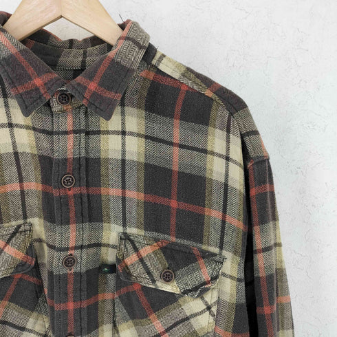 レッドヘッド RED HEAD 90s ヘビーネルシャツ メンズ L