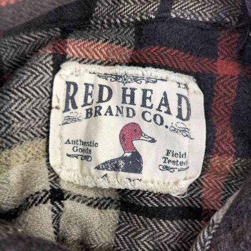 レッドヘッド RED HEAD 90s ヘビーネルシャツ メンズ L