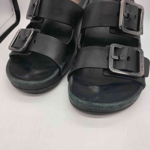 バレンシアガ BALENCIAGA mallorca sandal マヨルカ レザー ブラック ヒール サンダル レディース EUR:36