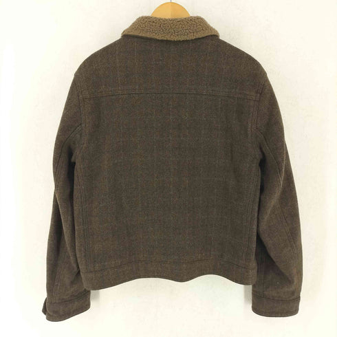 ギャップ Gap 00s 襟ボア チェック ジャケット メンズ M