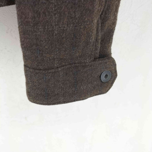 ギャップ Gap 00s 襟ボア チェック ジャケット メンズ M