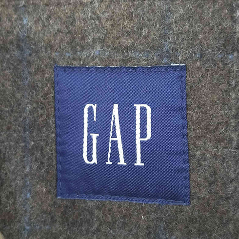 ギャップ Gap 00s 襟ボア チェック ジャケット メンズ M