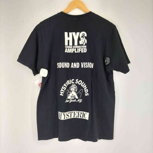 ヒステリックグラマー HYSTERIC GLAMOUR HYS SOUNDS SCRATCH Tシャツ メンズ JPN:L