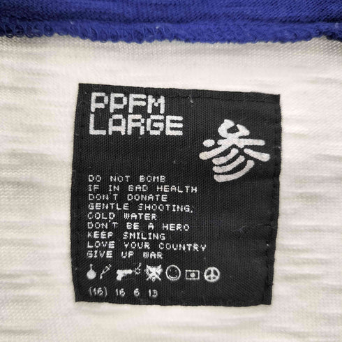 ピーピーエフエム PPFM 00S レイヤード S/S ヘンリーネック Tシャツ Y2K メンズ JPN:3
