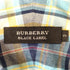 バーバリーブラックレーベル BURBERRY BLACK LABEL ワンポイント 刺繍 チェック S/S ボタンダウン シャツ メンズ JPN:3
