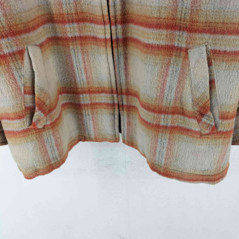 RALPH ETON ウール レーヨン ジップ ジャケット メンズ