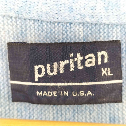 ピューリタン PURITAN 90s USA製 アクリルカーディガン メンズ XL
