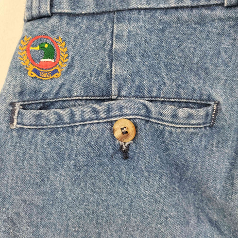 ダックヘッド Duck Head 90s USA製 2タックデニムショーツ メンズ 32