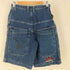 JNCO JEANS YBSジップ 裾ワッペン ペイント バギー ショーツ デニム メンズ 32