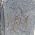 JNCO JEANS YBSジップ 裾ワッペン ペイント バギー ショーツ デニム メンズ 32