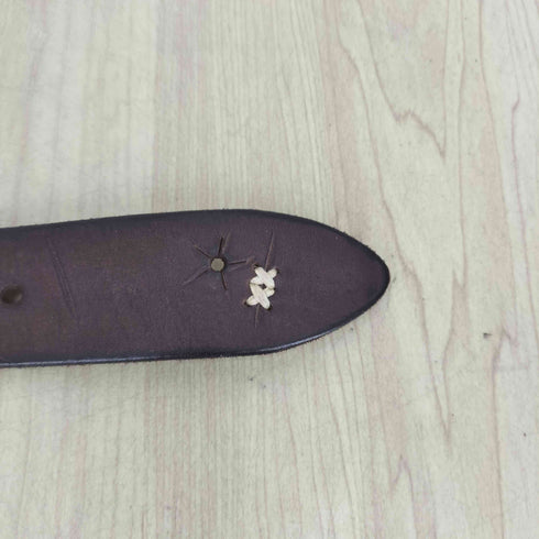 GENUINE LEATHER レザーベルト メンズ