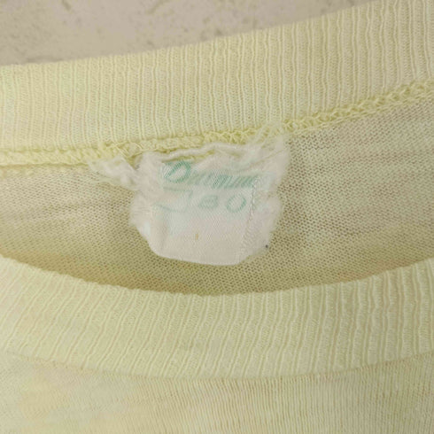染み込みプリント Tシャツ レディース