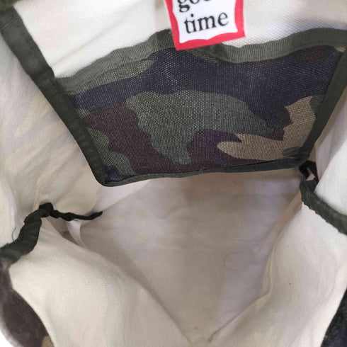 ハブアグッドタイム HAVE A GOOD TIME カモ柄 ブランド名入りトートバッグ メンズ FREE