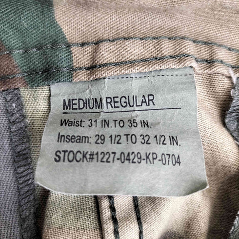ロスコ ROTHCO ウッドランドカモ サイドアジャスター BDU カーゴパンツ メンズ MEDIUM REGULAR