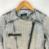 ザラ ZARA Trafaluc ウォッシュドデニムライダースジャケット レディース import:S