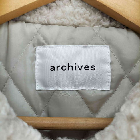 アルシーヴ archives ボア中綿キルトGジャン レディース M