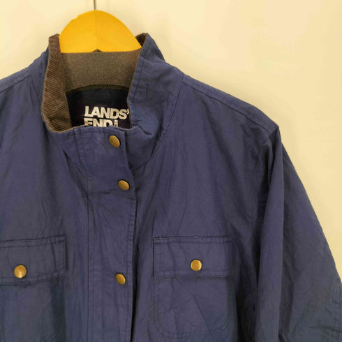 ランズエンド LANDS END スタンドカラー ジップアップジャケット BIG SIZE レディース 3X
