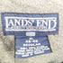 ランズエンド LANDS END 企業ロゴ刺繍 スタンドカラー 裏フリース ジップアップジャケット メンズ JPN:XL