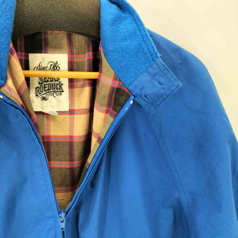 シアーズローバック SEARS ROEBUCK&CO 裏チェック ジップブルゾン メンズ JPN:M