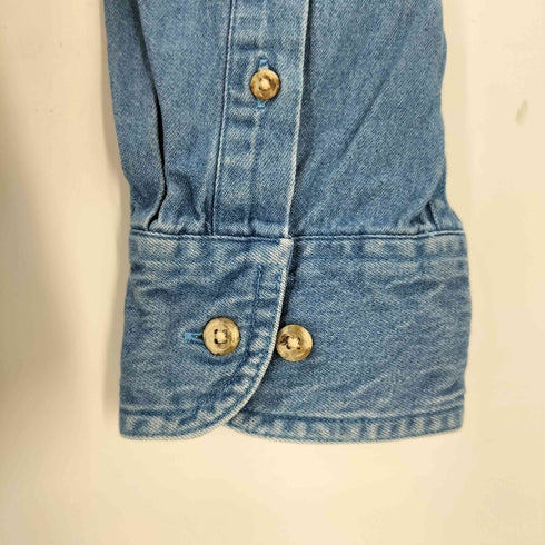 VANTAGE ワッペン刺繍 L/S デニムシャツ メンズ JPN:L