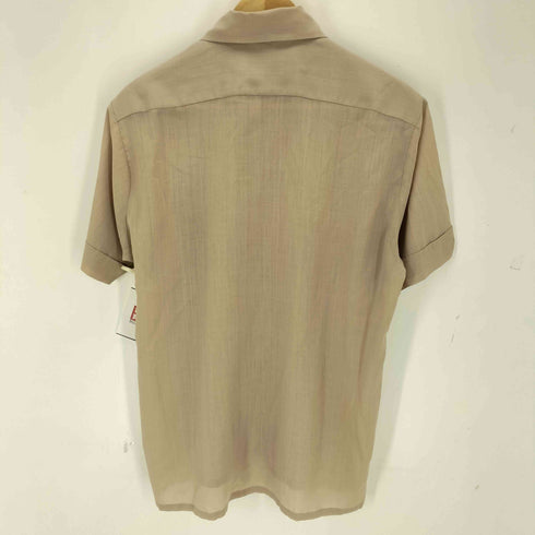 MASCULINE 香港製 襟芯 S/S ポリシャツ メンズ