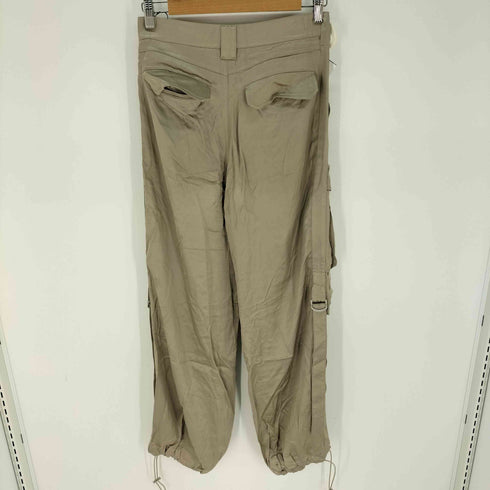 ザラ ZARA フルイドカーゴパンツ サテンカーゴパンツ レディース JPN:XS