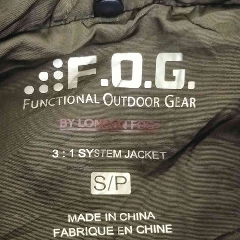 F.O.G Function Outdoor Gear 3:1 system jacket ミリタリージャケット メンズ JPN:S