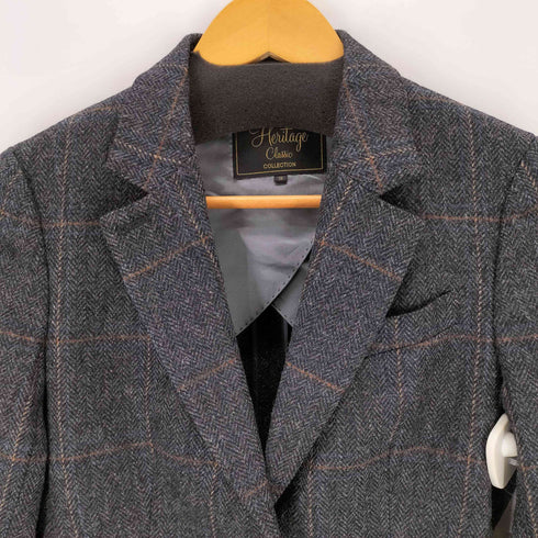 ニジュウサンク 23区 Heritage Classic Collection Robert NOBLE チェック柄 テーラードジャケット レディース 38