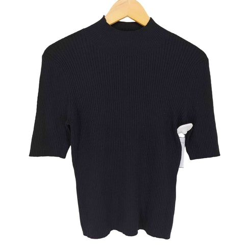 ハナエモリ HANAE MORI シルク カシミヤ CASHMERE ハイネック ニット レディース JPN:M