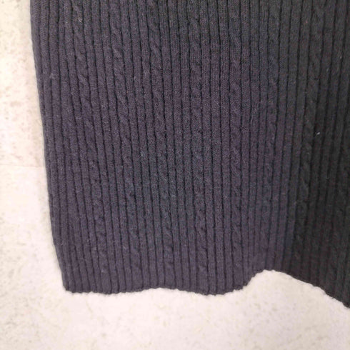 ハナエモリ HANAE MORI シルク カシミヤ CASHMERE ハイネック ニット レディース JPN:M