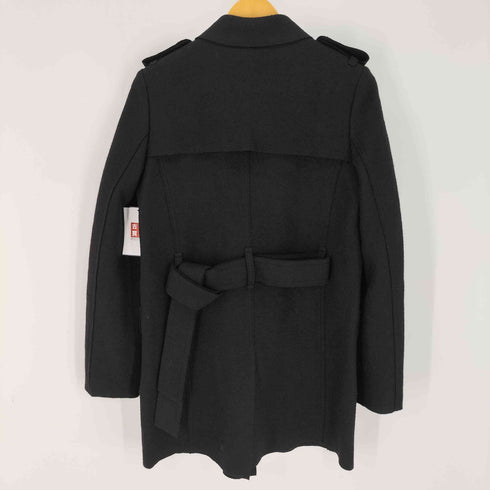 アクアスキュータム AQUASCUTUM lanificio campore社 ダブルボタン ウール100 ピーコート レディース UK:10