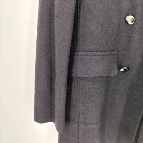 アクアスキュータム AQUASCUTUM lanificio campore社 ダブルボタン ウール100 ピーコート レディース UK:10