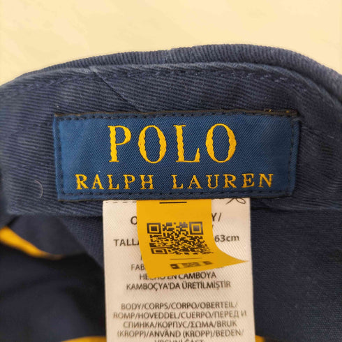 ポロラルフローレン POLO RALPH LAUREN ウィングフット刺繍 ロングビルエンブロイダリー ツイル キャップ メンズ ONE SIZE