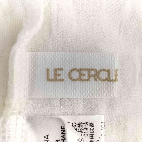 LE CERCLE par rope' ペプラムシャーリングトップス レディース FREE