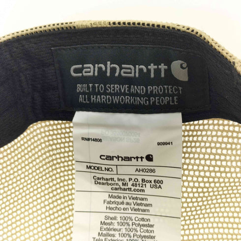カーハート Carhartt Canvas Mesh-Back Cap メッシュ キャップ メンズ ONE SIZE
