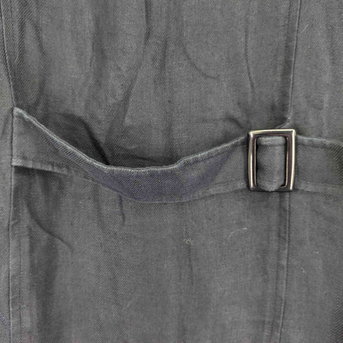ピエールカルダン pierre cardin リネン100% ベルトデザイン ワンピース レディース JPN:7号