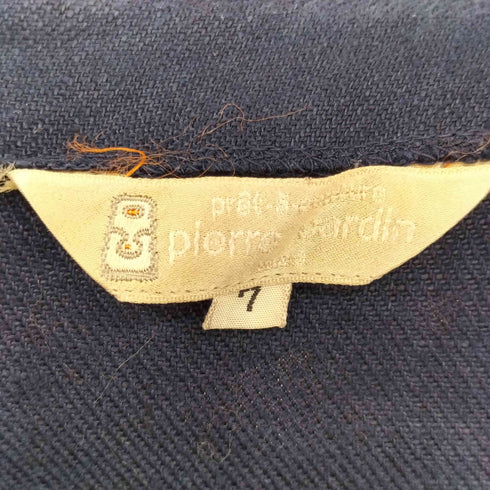 ピエールカルダン pierre cardin リネン100% ベルトデザイン ワンピース レディース JPN:7号