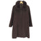 AD GROUP angola fox fur ヨコ糸アンゴラ100% フォックスファーステンカラーコート レディース M-L