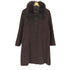 AD GROUP angola fox fur ヨコ糸アンゴラ100% フォックスファーステンカラーコート レディース M-L