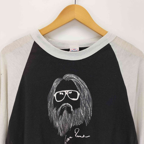 アンビル Anvil 80s USA製 シングルステッチ アーティストプリントラグランTシャツ メンズ import:XL
