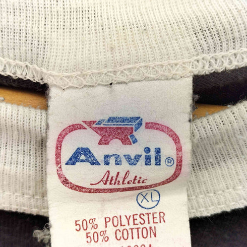 アンビル Anvil 80s USA製 シングルステッチ アーティストプリントラグランTシャツ メンズ import:XL