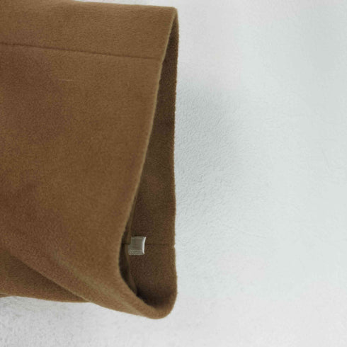BELTA BUONO cashmere fur カシミヤ100% ファー付き 比翼ロングコート レディース JPN:9号