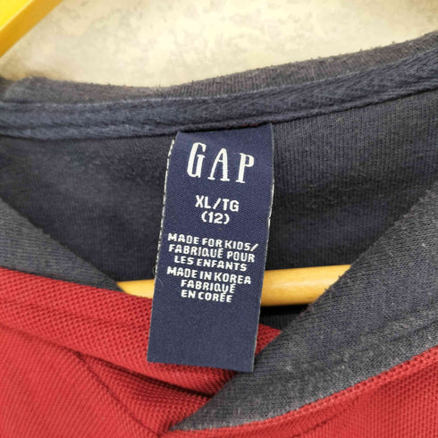 ギャップ Gap 00s OLD フロッキー ラグラン スリット パーカー Y2K レディース XL