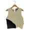 ザラ ZARA バイカラー ノースリーブニット レディース import:S