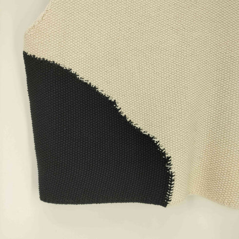 ザラ ZARA バイカラー ノースリーブニット レディース import:S