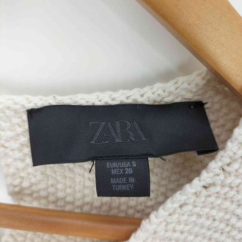 ザラ ZARA バイカラー ノースリーブニット レディース import:S